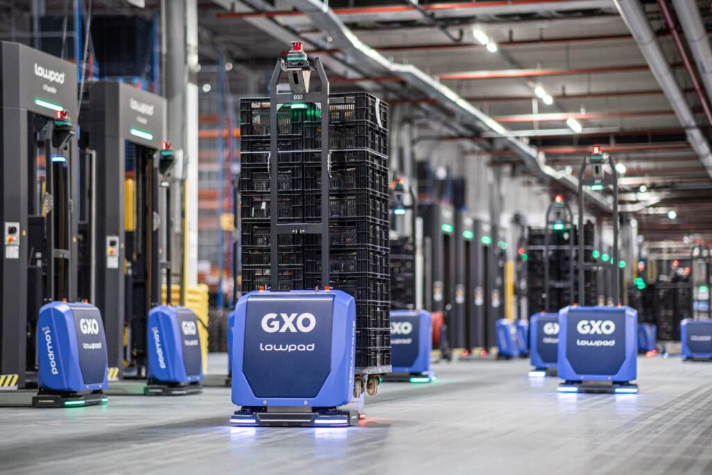 GXO Food & Beverage Article Warehouse - Autonomous Robots